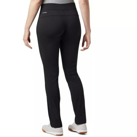 Columbia Pants - Columbia Black Straight Leg Pants Stretch Pull On Womens Size Large Hiking short